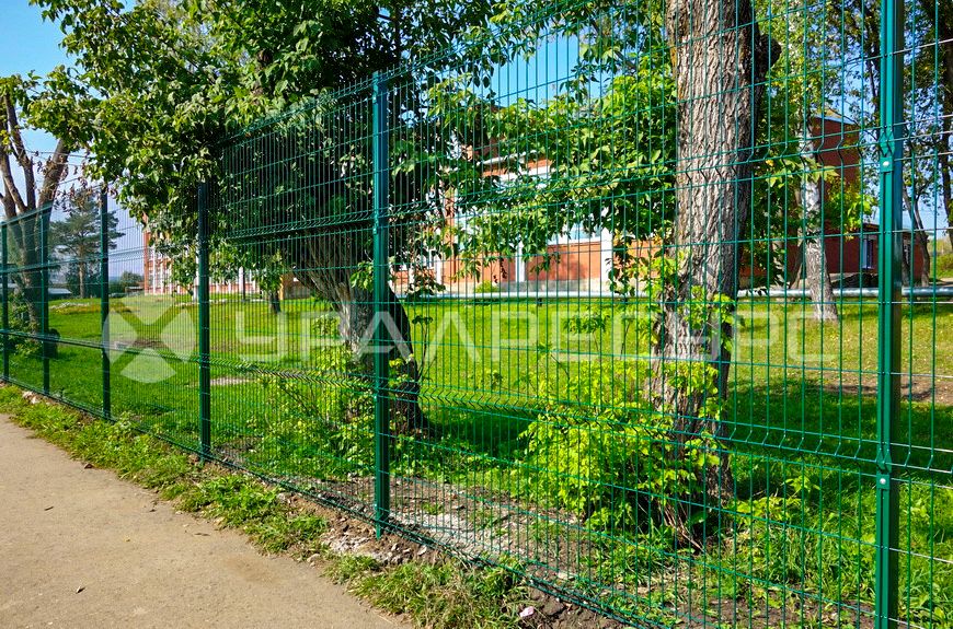 Ограждение 3D панелями Тавринской школы