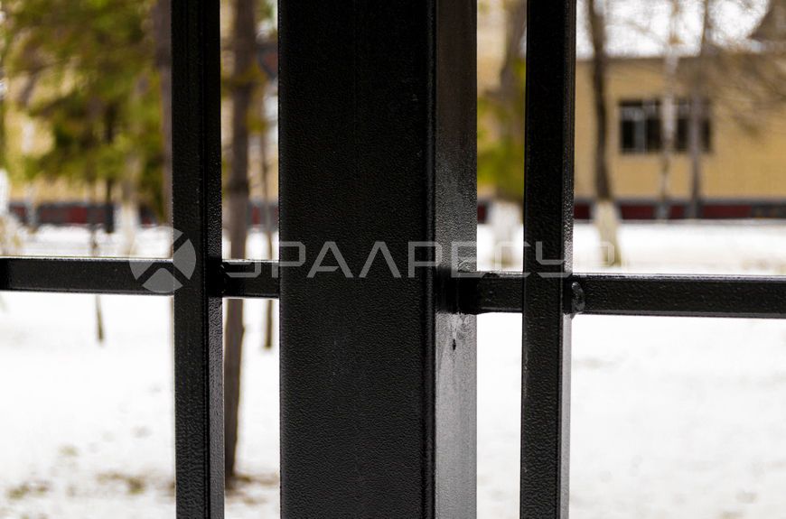 Сварное ограждение для общеобразовательной школы в г. Тюмень