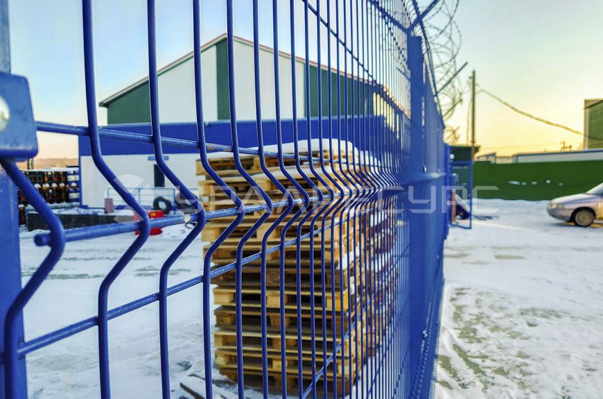 Монтаж 3D ограждения для складского комплекса АК «Энергия»
