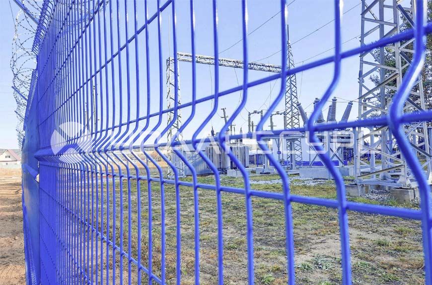 Реконструкция ограждения для электрической подстанции
