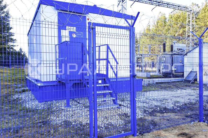 Реконструкция ограждения для электрической подстанции