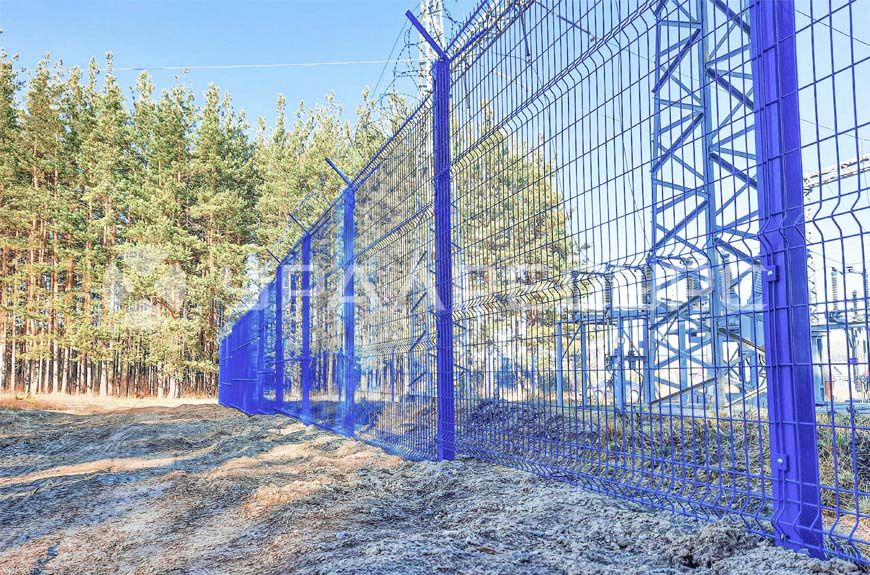 Реконструкция ограждения для электрической подстанции
