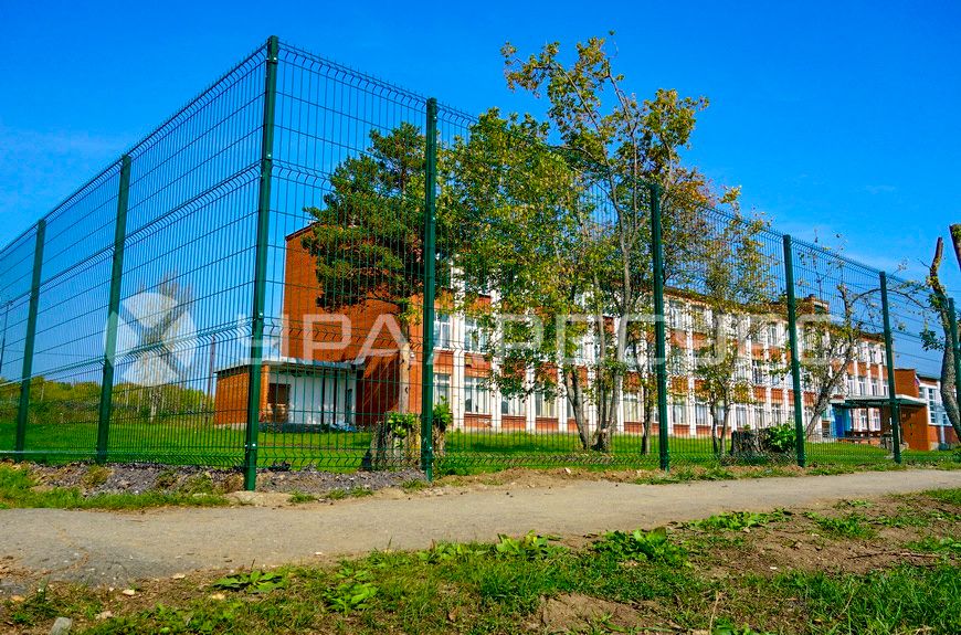 Ограждение 3D панелями Тавринской школы